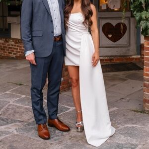 Fashion Nova White Mini Dress